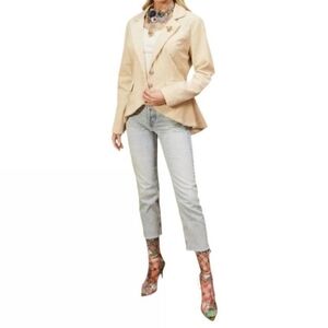 Aratta Carol Corduroy Blazer in Pearl